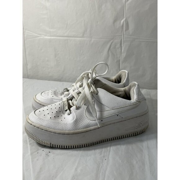 Nike Air Force 1 Sage Low 'Triple White' AR5339-100 Size 6 - Picture 14 of 14